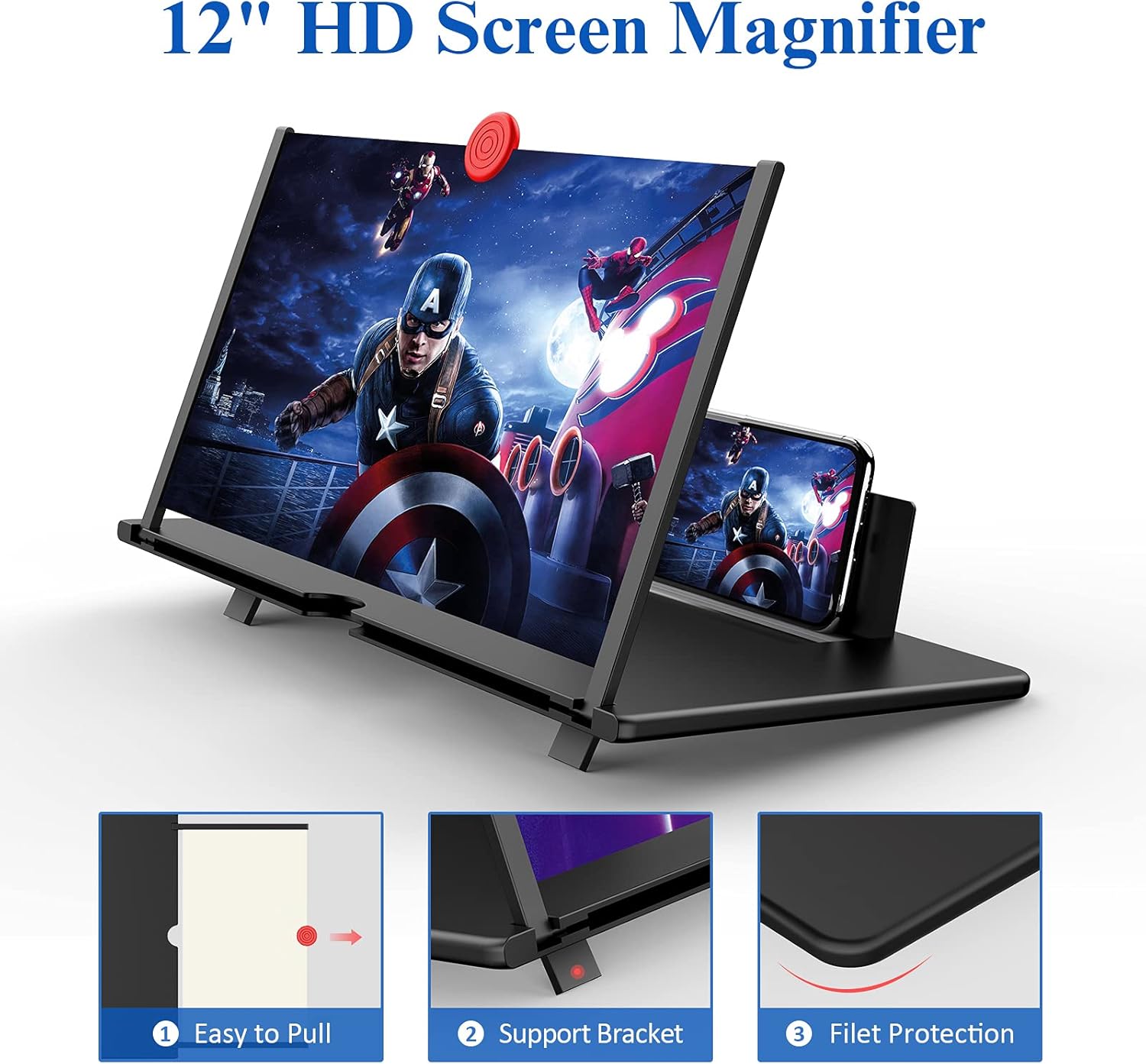 12" Mobile Phone Screen Magnifier